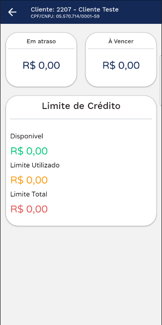 Card Em atraso